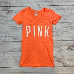 Women's Victoria's Secret PINK Short Sleeve Campus Tee